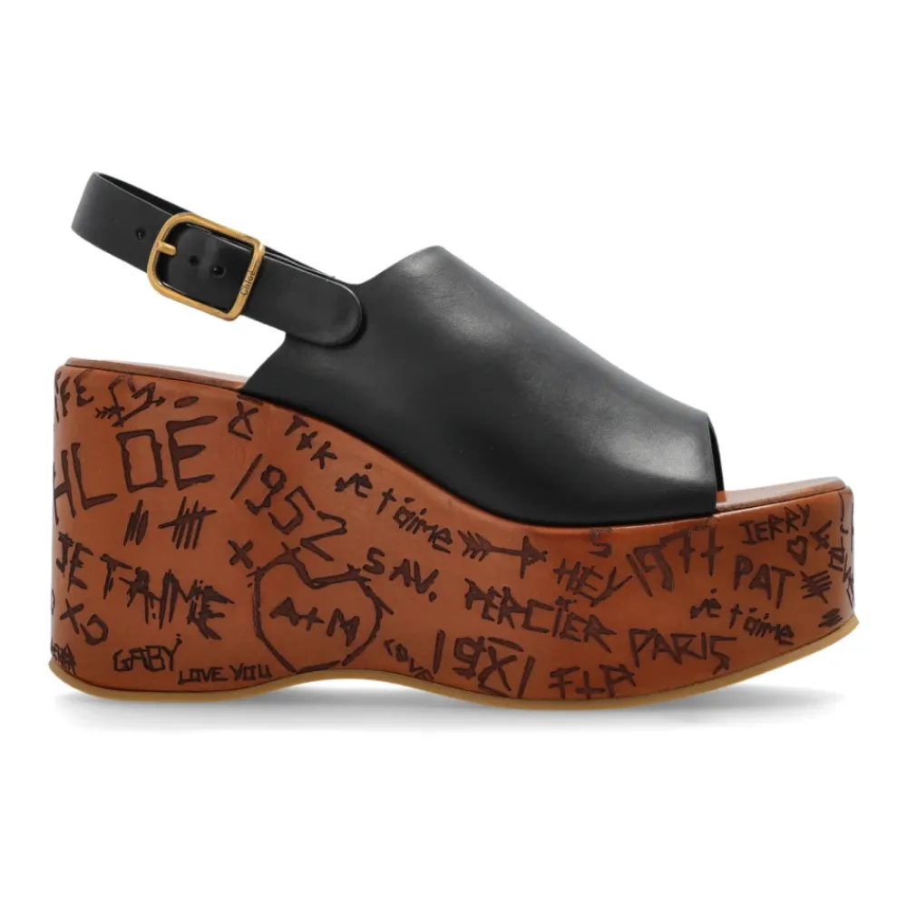 DAMES Chloé Wedge Sandals Maxime