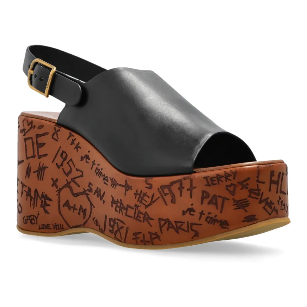 DAMES Chloé Wedge Sandals Maxime
