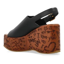 DAMES Chloé Wedge Sandals Maxime