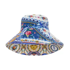 DAMES Camilla Wide Brim Bucket Hat - Tiles Darls
