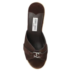 DAMES Jimmy Choo Sleehakken^Wig sandalen Leda