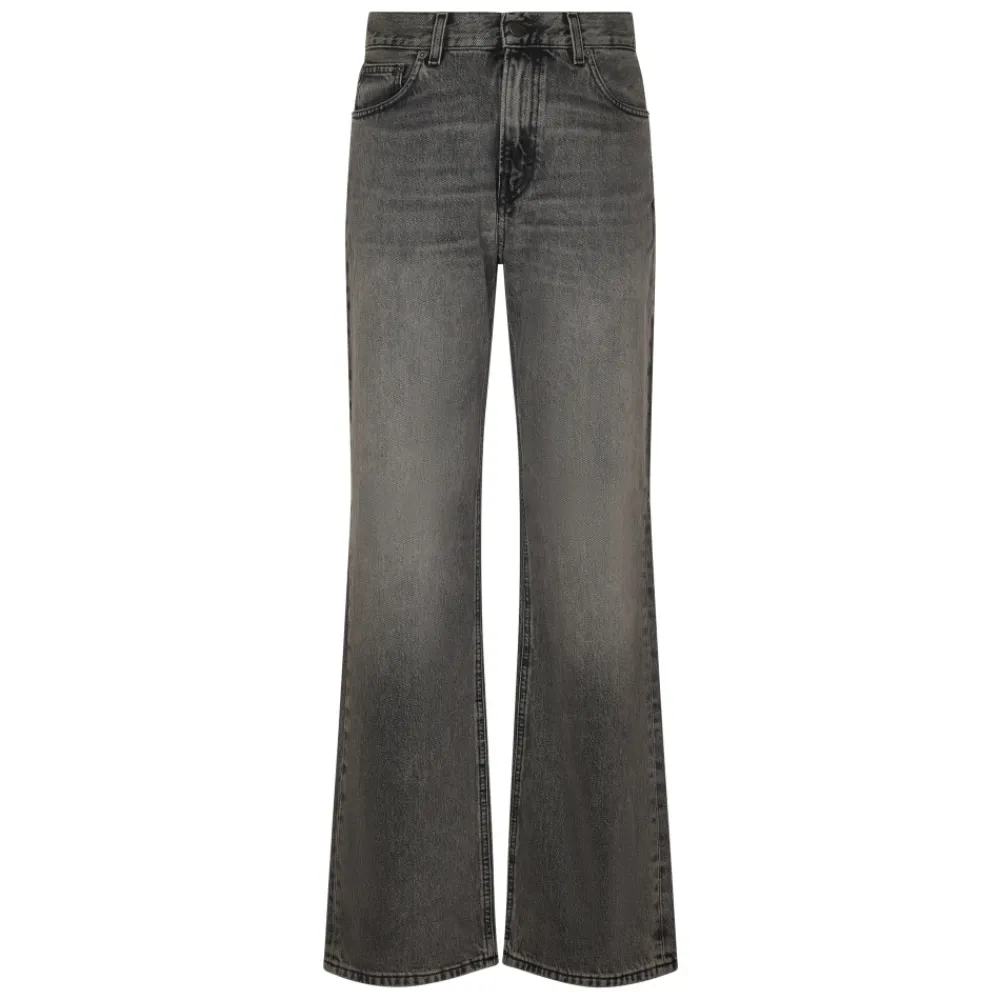 DAMES Haikure Wijde Grijze Jeans voor Vrouwen