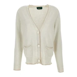 DAMES Lorena Antoniazzi Truien & Vesten^Wijde hals knoopsluiting vest