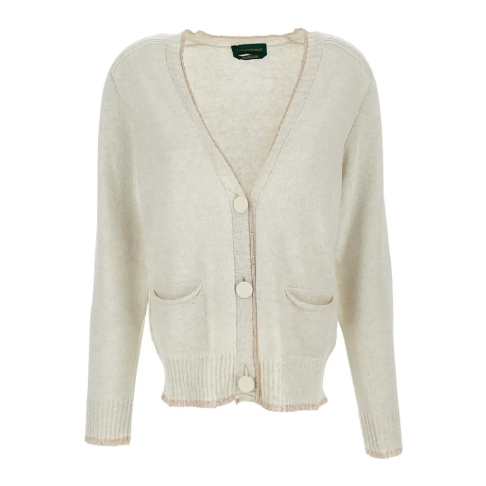 DAMES Lorena Antoniazzi Truien & Vesten^Wijde hals knoopsluiting vest