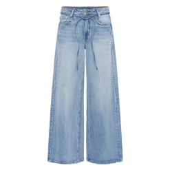 DAMES My Essential Wardrobe Jeans^Wijde Pijp Lichte Retro Wassing Jeans