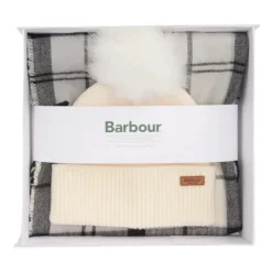 Barbour Wintercadeauset met sjaal en muts