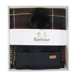 Barbour Bodysuits & Sets^Wintercadeauset met sjaal en muts