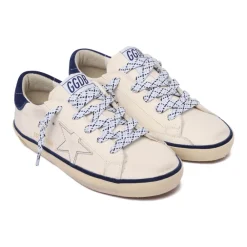 Golden Goose Blauw Superstar Leren Sneakers