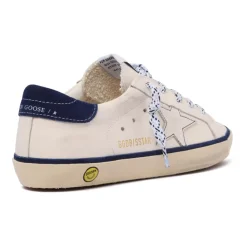 Golden Goose Blauw Superstar Leren Sneakers