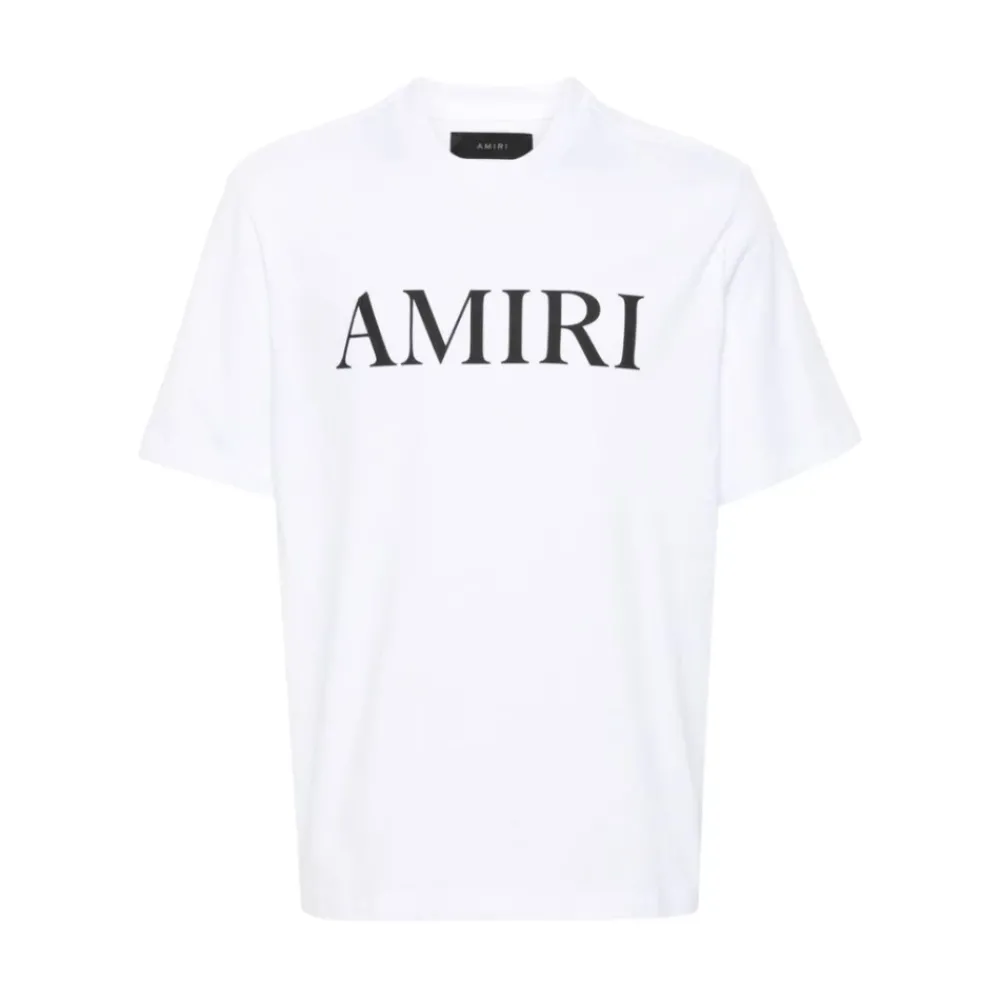 Heren Amiri Shirts^Katoenen Crew Neck T-shirt