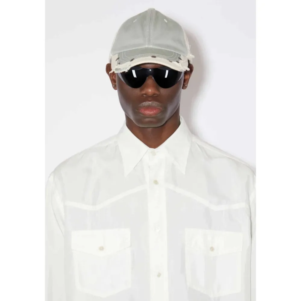 Heren Acne Studios Overhemden^overhemd met knopen - Cowboy-geïnspireerd