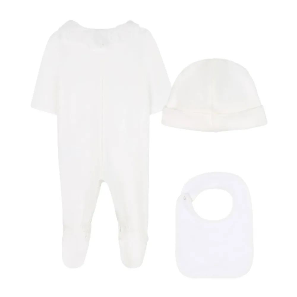 Chloé Bodysuits & Sets^Pyjama Set met Slabbetjes en Hoed