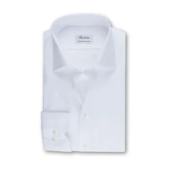 Heren Stenströms Overhemden^Twill Overhemd - Fitted Body