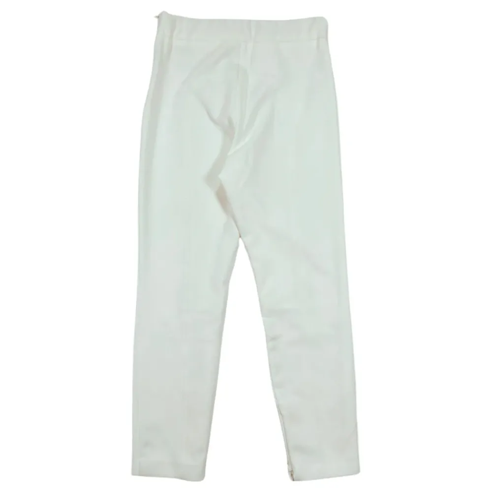 Elisabetta Franchi te hoge taille broek met metalen logo