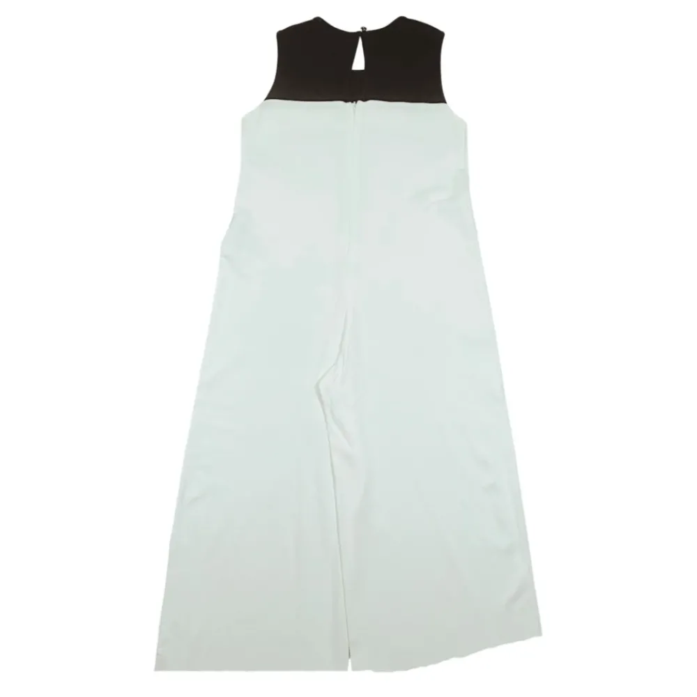 Manila Grace te jumpsuit met wijde pijpen en strik