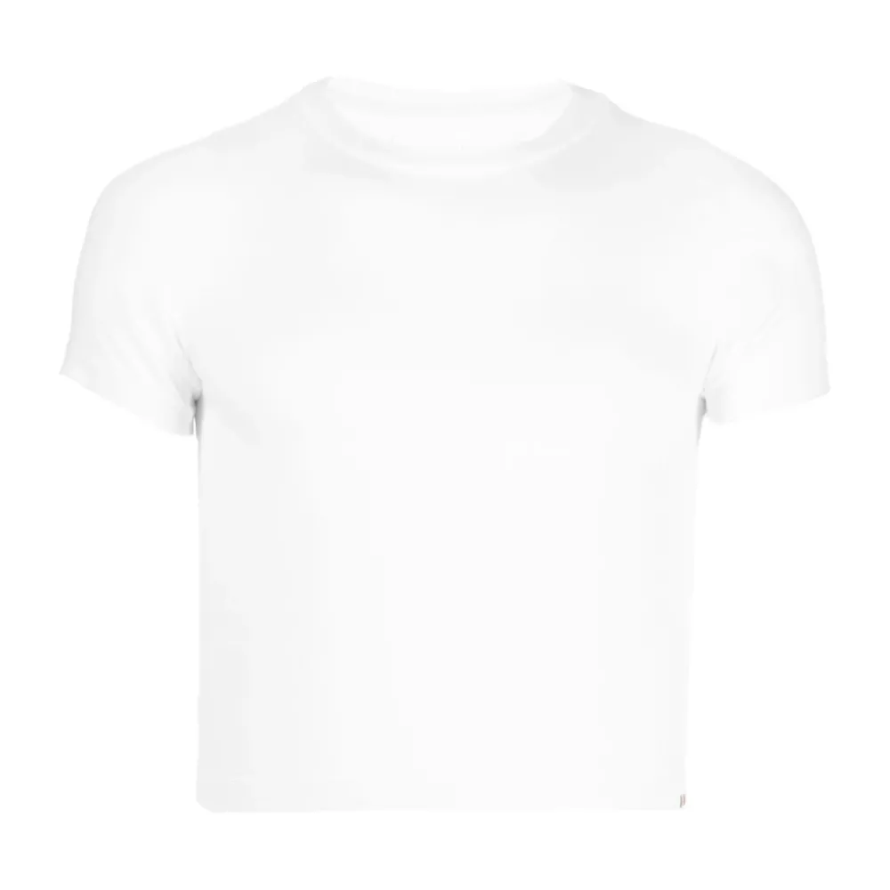 DAMES Extreme Cashmere te Katoen-Kasjmier Crew Neck T-shirt