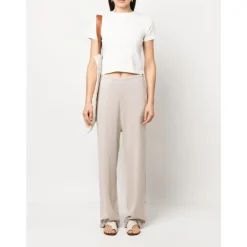 DAMES Extreme Cashmere te Katoen-Kasjmier Crew Neck T-shirt