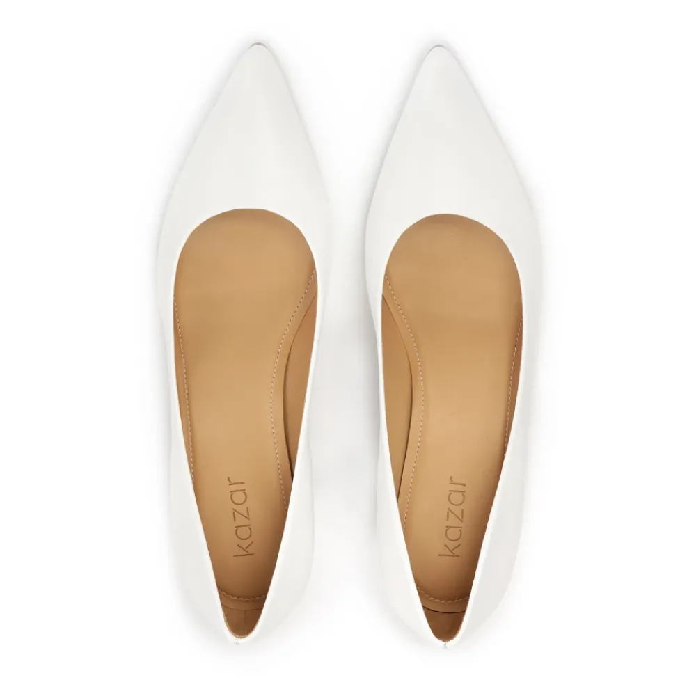 DAMES Kazar Pumps^te lage hakken pumps uit de Trouwcollectie