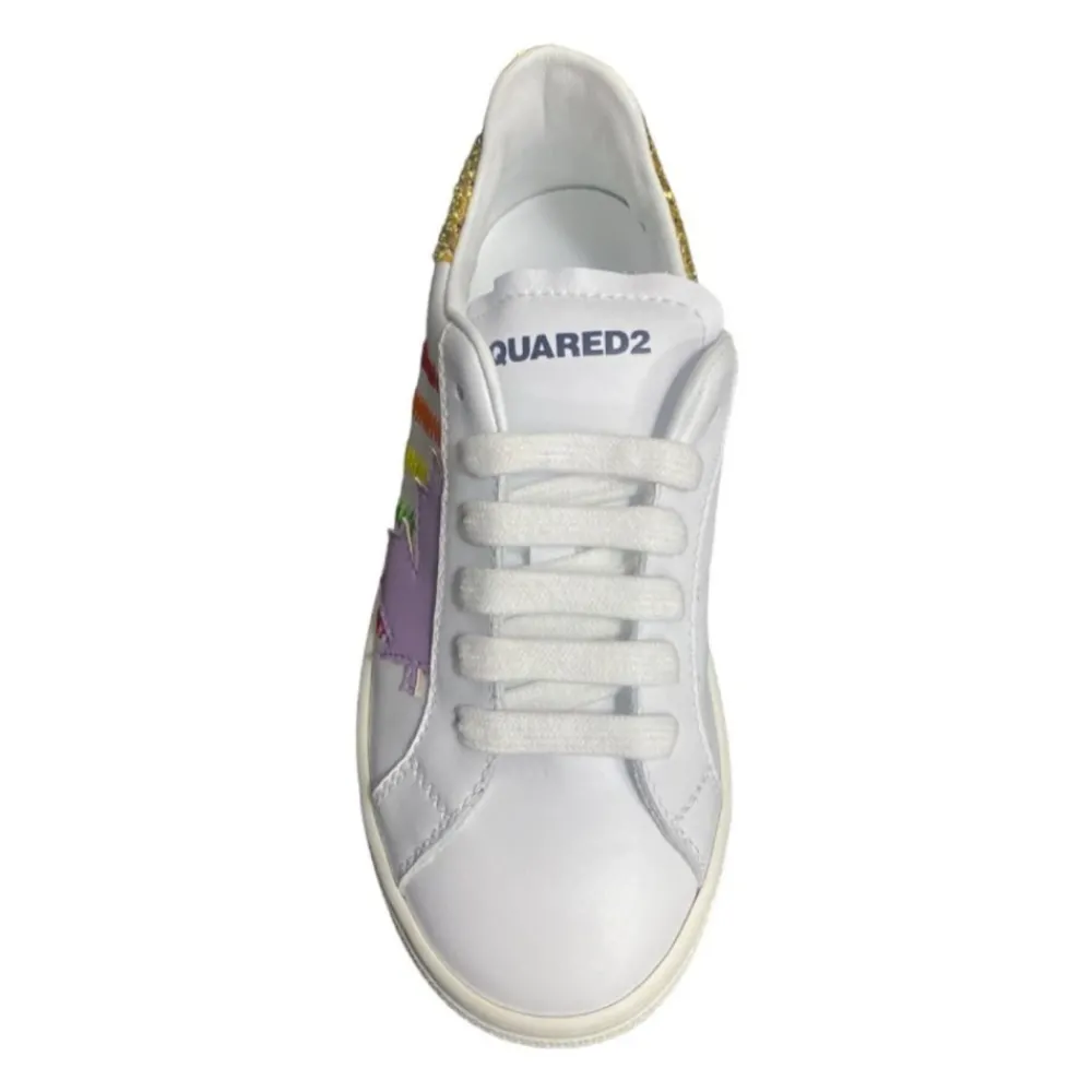 Dsquared2 te lage top kindersneakers
