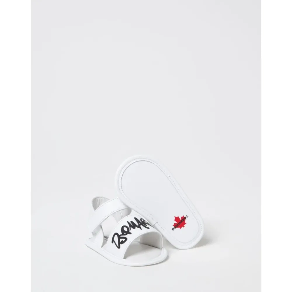 Dsquared2 Sandalen^te Leren Baby Sandalen Stijlvol Comfort