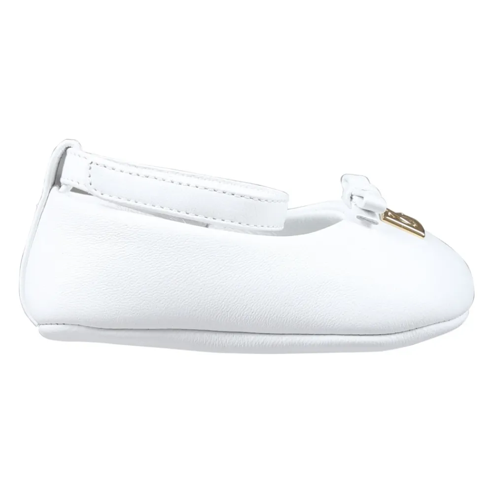 Dolce & Gabbana Ballerina'S^te Leren Balletflats met Strik