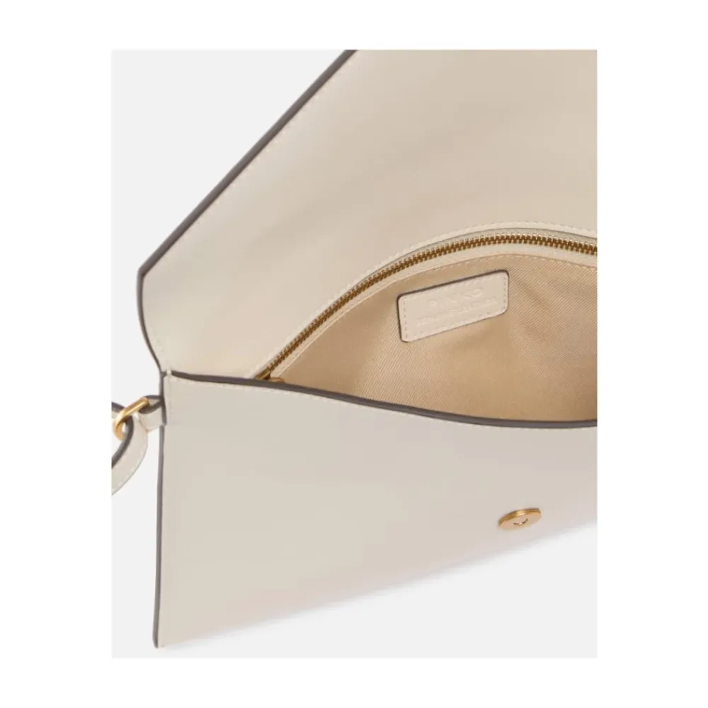 DAMES PINKO te leren clutch met Love Birds