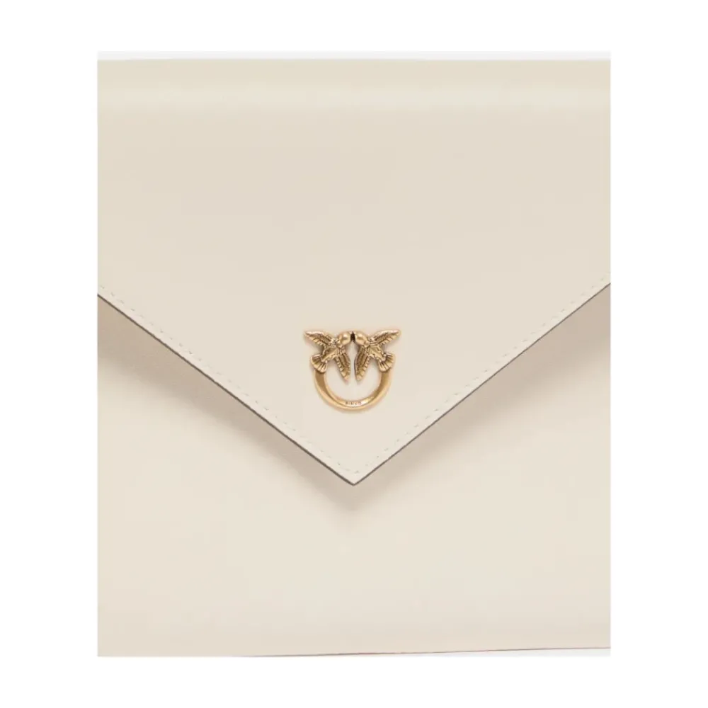 DAMES PINKO te leren clutch met Love Birds