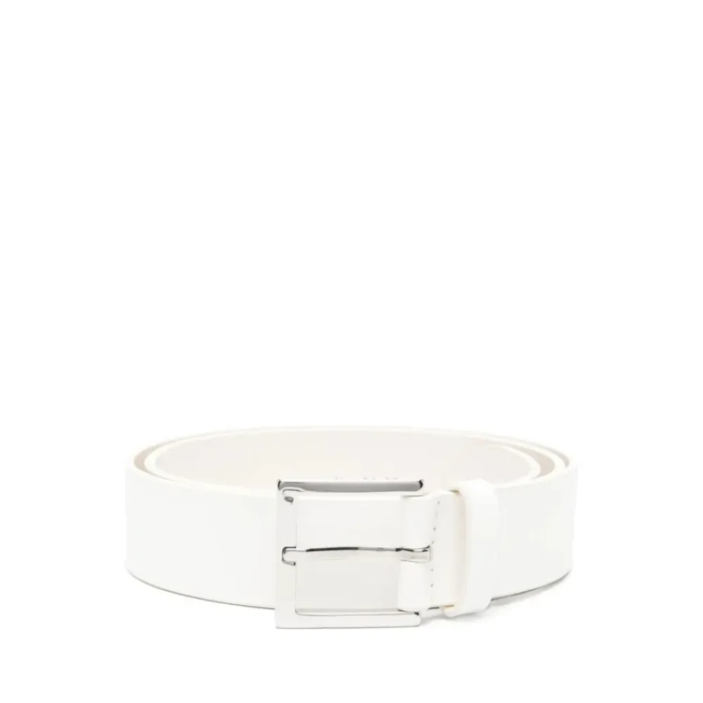 Heren Orciani te Leren Riem met Pin-Gesp