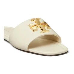 DAMES Tory Burch te leren sandalen met T-plaat
