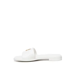 DAMES Chloé te leren sandalen met gesp en microhak