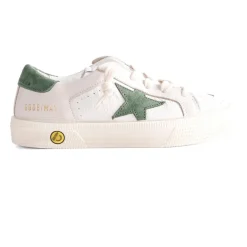 Golden Goose Sneakers^te Leren Sneakers met Groen Detail