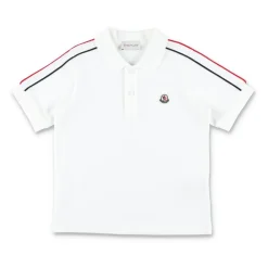 Moncler Witte Overall met Tricolour Afwerking