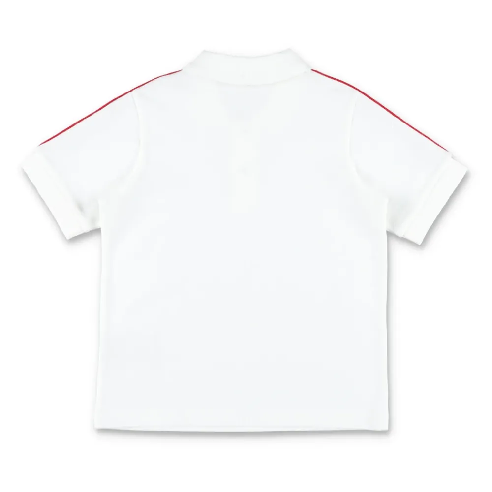 Moncler Witte Overall met Tricolour Afwerking