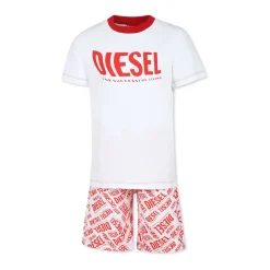 Diesel Nachtkleding^te Pyjama Set met Logo Print