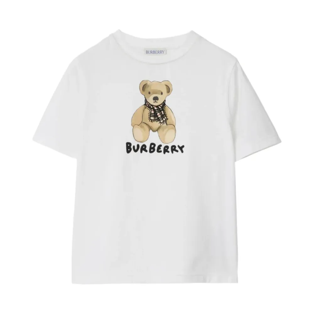 Burberry Bovenkleding^te Ronde Hals Korte Mouwen T-shirt