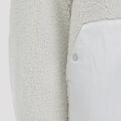 Moose Knuckles Outdoorjassen^Witte Saglek Jas met Harige Details