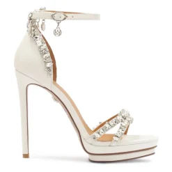 DAMES Kazar te sandalen uit de trouwcollectie versierd met kristallen