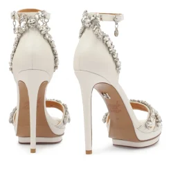 DAMES Kazar te sandalen uit de trouwcollectie versierd met kristallen