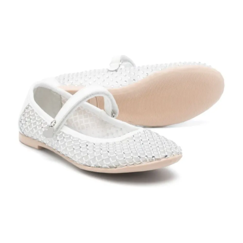 Monnalisa te Strass Ballerina Platte Schoenen