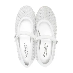Monnalisa te Strass Ballerina Platte Schoenen