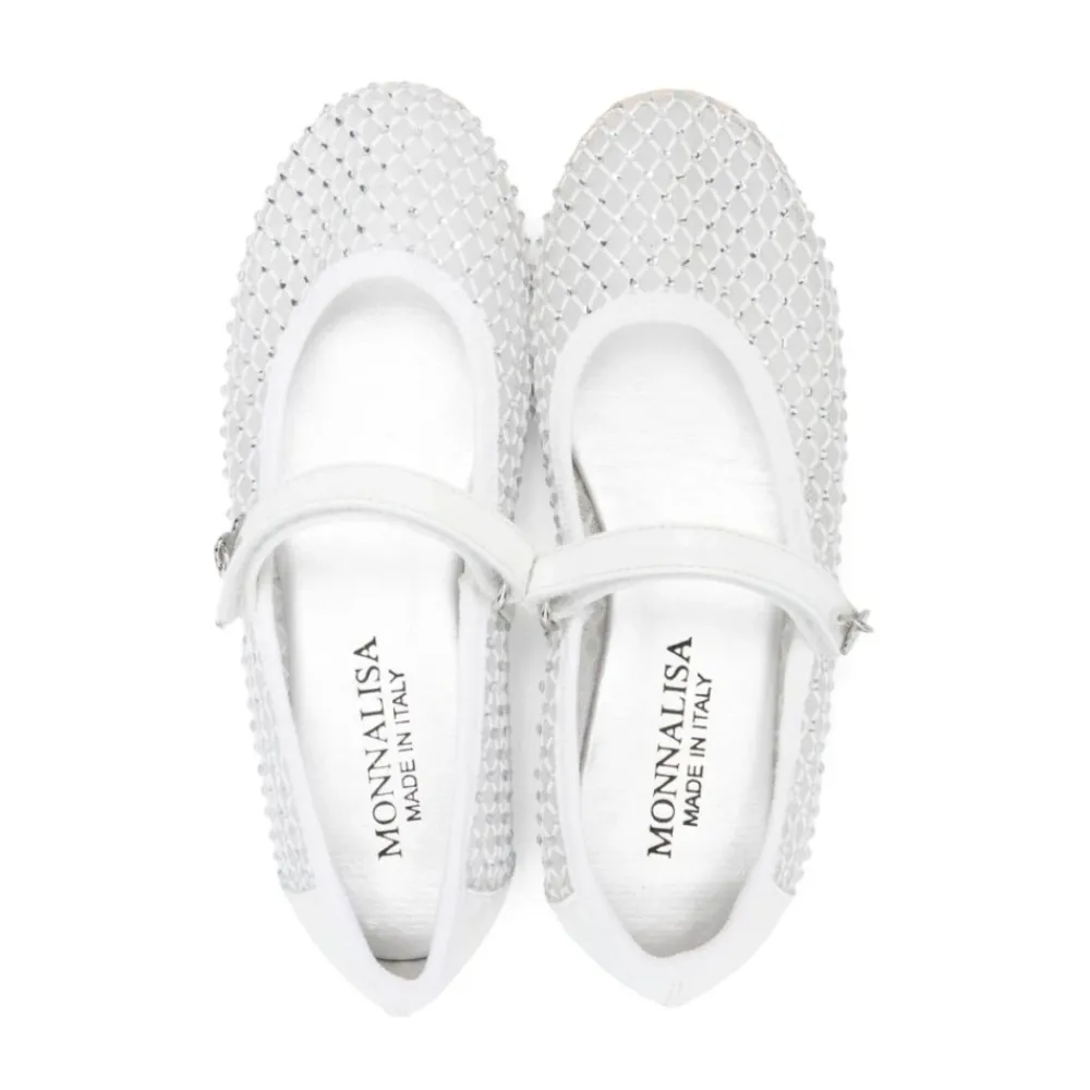 Monnalisa te Strass Ballerina Platte Schoenen