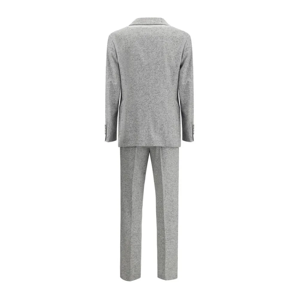 Heren Brunello Cucinelli Kostuums^Wol en kasjmier geknoopt pak