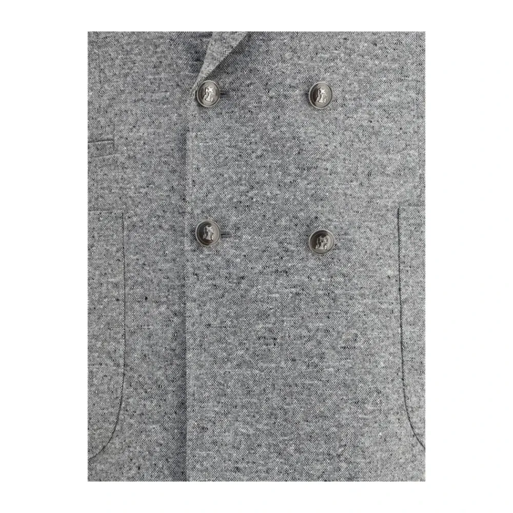 Heren Brunello Cucinelli Kostuums^Wol en kasjmier geknoopt pak