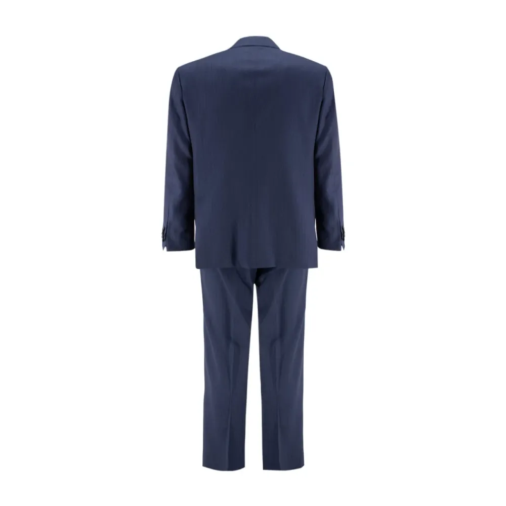 Heren Kiton Kostuums^Wol en Zijde Formeel Pak