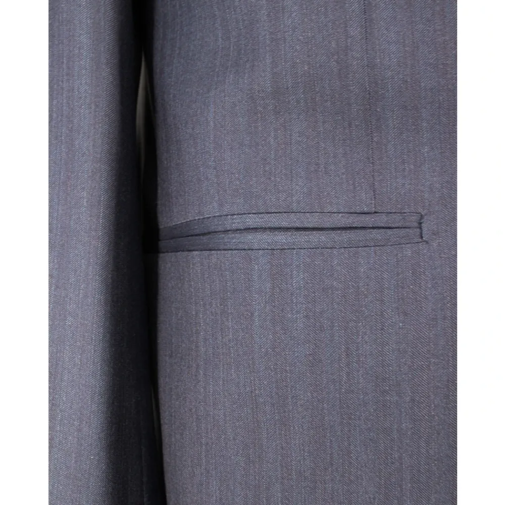 Heren Kiton Kostuums^Wol en Zijde Formeel Pak