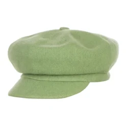 Heren Kangol Hoeden^Wol Spitfire Oil Green Flat Cap