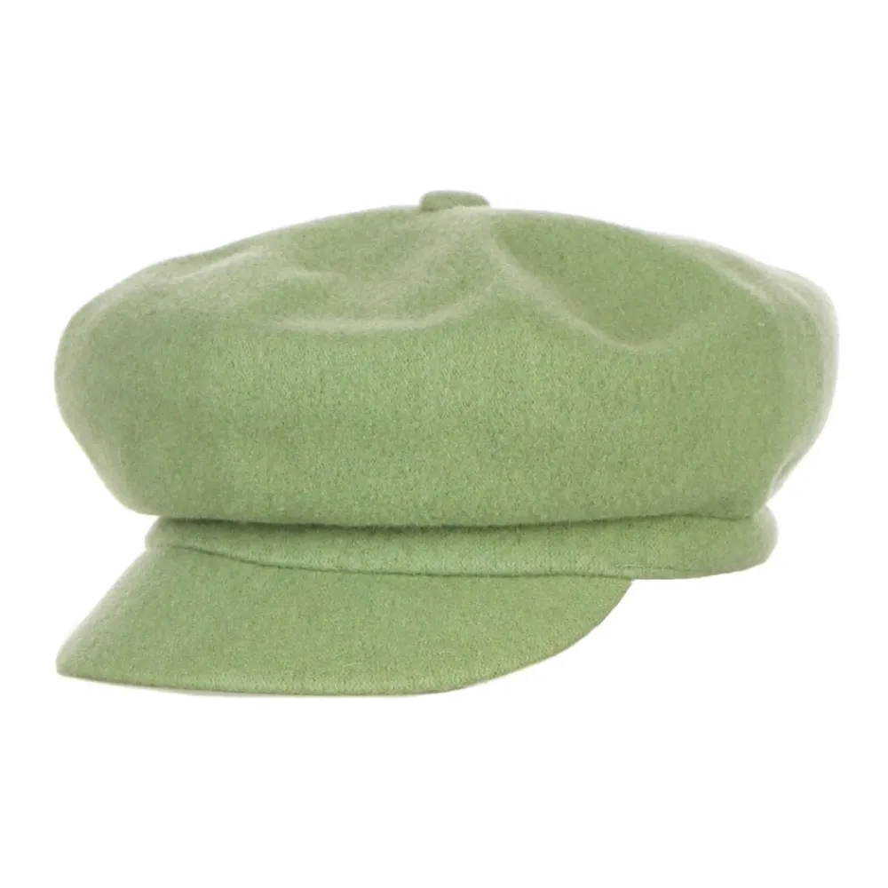 Heren Kangol Hoeden^Wol Spitfire Oil Green Flat Cap