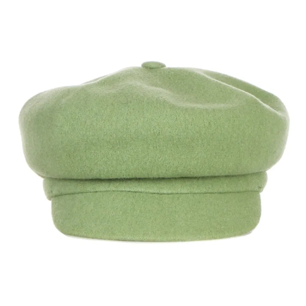Heren Kangol Hoeden^Wol Spitfire Oil Green Flat Cap