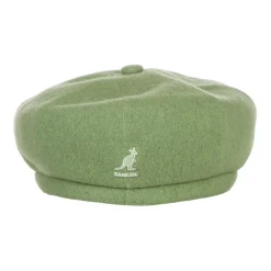 Heren Kangol Hoeden^Wol Spitfire Oil Green Flat Cap