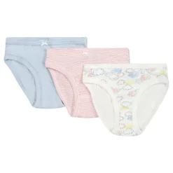 Petit Bateau Wolken Strepen Multicolor Briefs Set